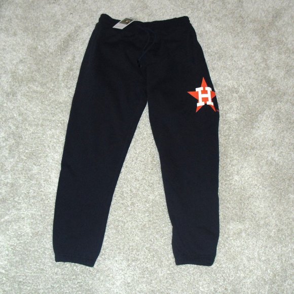 Houston Astros Mitchell & Ness Sweatpants Mens sz. Medium New Tags Mlb $110 - Picture 1 of 5